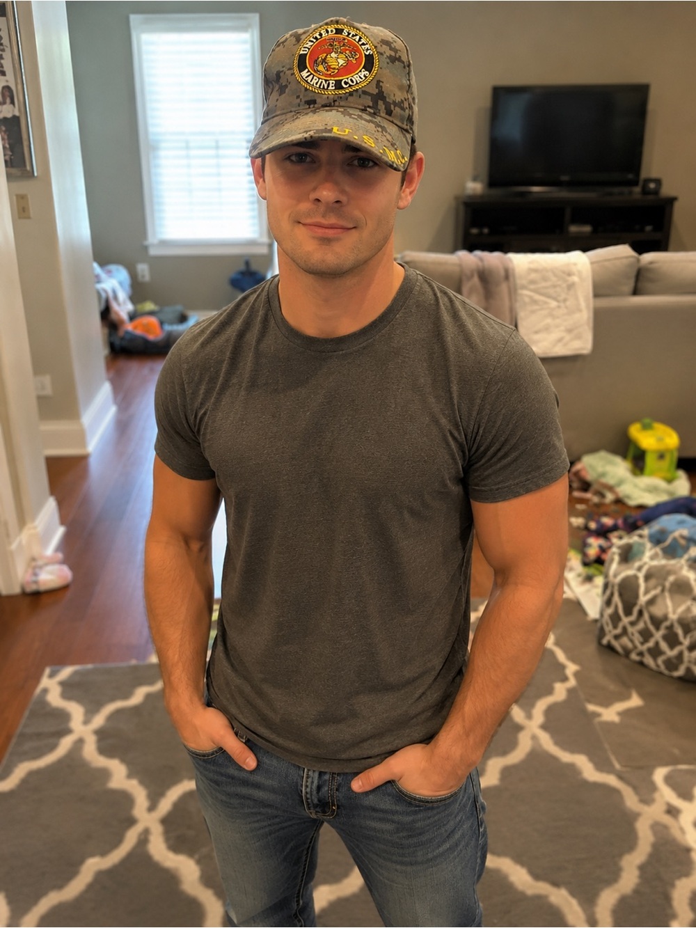 United States Marine hat. Wear proudly and show off.